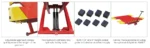 AMGO EM06 6,000 lbs Portable Mid-Rise Scissor Lift - Image 3