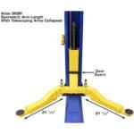 Atlas 9KBPX 9,000 lb Baseplate 2 Post Lift w/ LMA Combo - Image 11