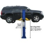 Atlas 9KBPX 9,000 lb Baseplate 2 Post Lift w/ LMA Combo - Image 2
