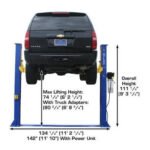 Atlas 9KBPX 9,000 lb Baseplate 2 Post Lift - Image 19